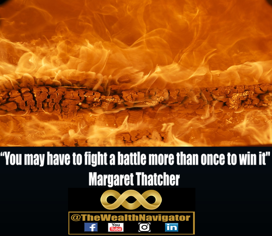 You may have to fight a battle more than once to win it