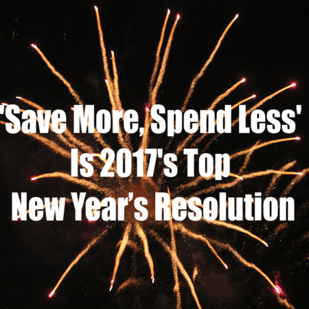 What is expected to be the top financial New Year’s resolution for 2017?