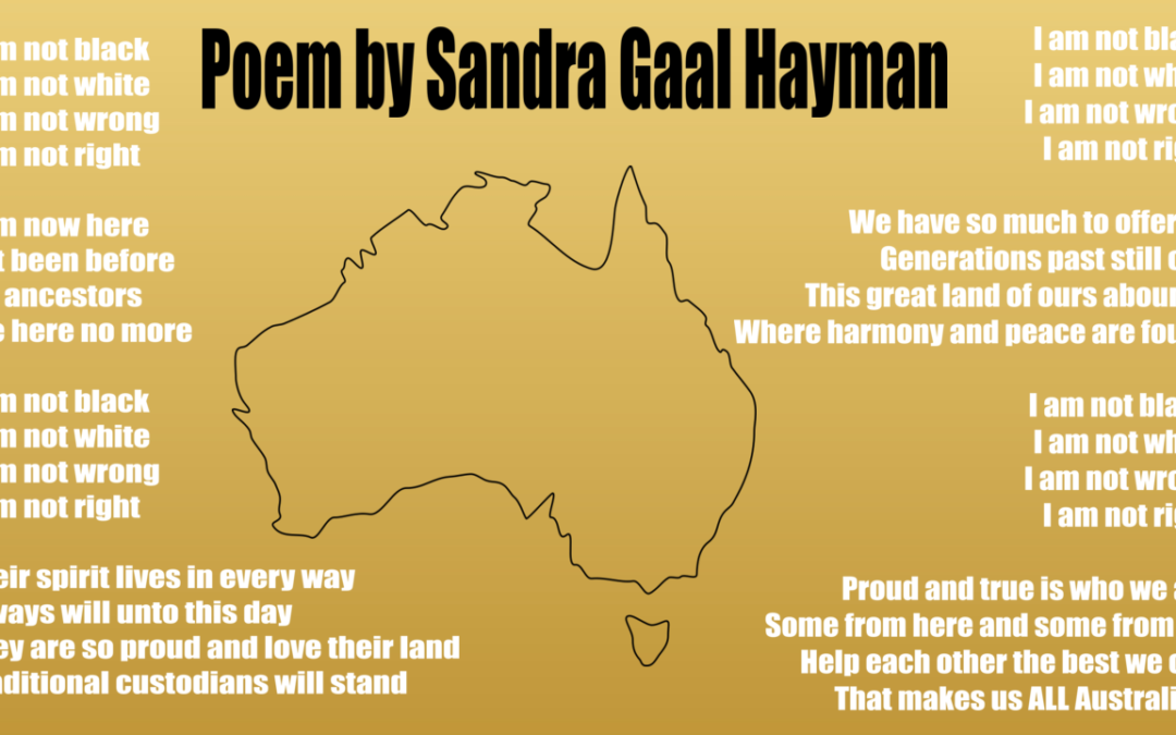 Australia Day Poem by Sandra Gaal Hayman