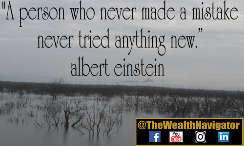 A person who never made a mistake never tried anything new